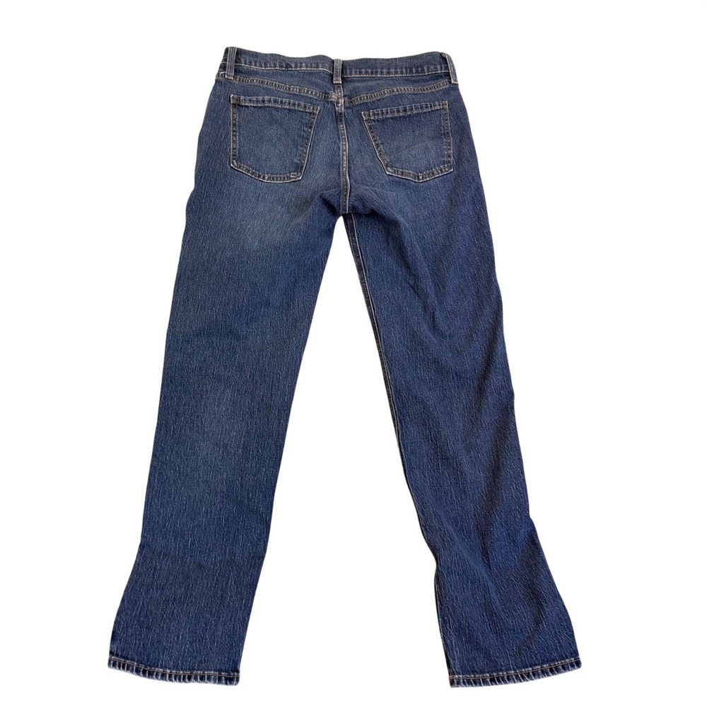 Gap Womens Straight Leg Blue Jeans Medium Wash Denim Size 8 1166